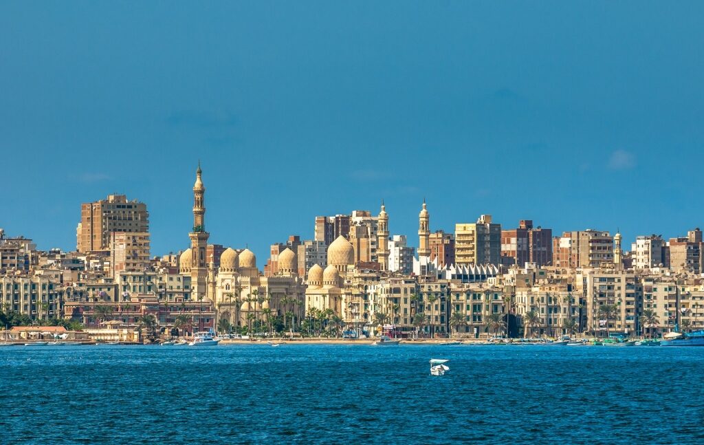 Walk along the harbor, one of the best things to do in Alexandria, Egypt