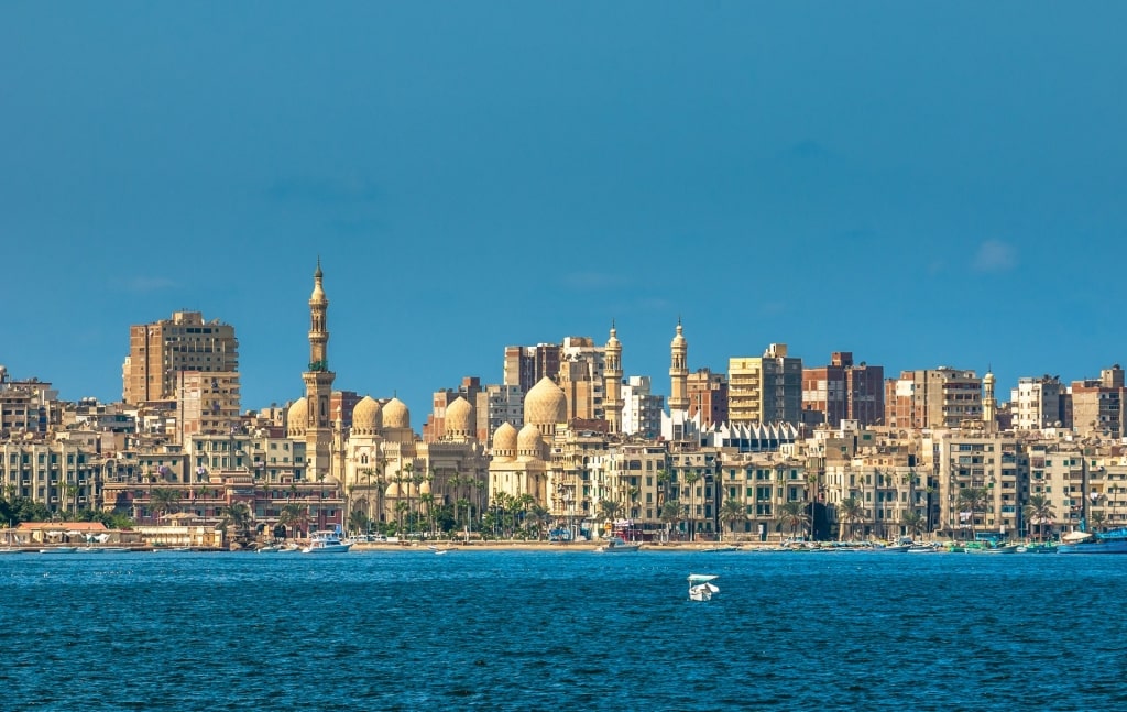 Walk along the harbor, one of the best things to do in Alexandria, Egypt