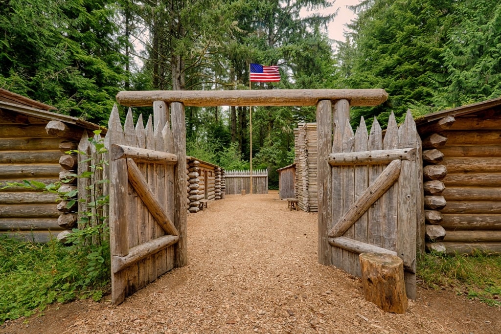 Replica of Fort Clatsop