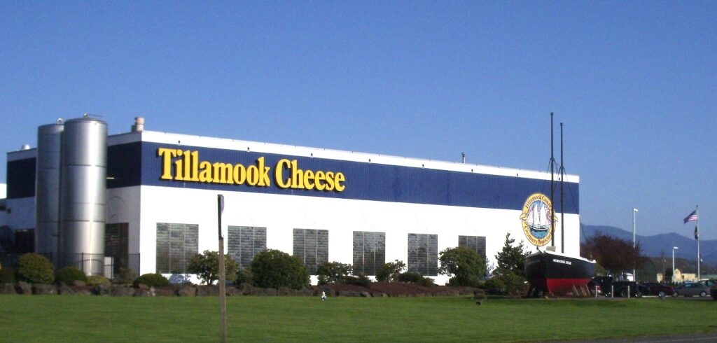 Factory of popular Tillamook Ice Creamery & Cheese