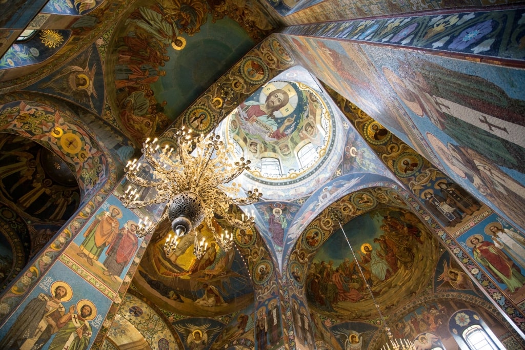 Interior of Church of Our Savior on Spilled Blood