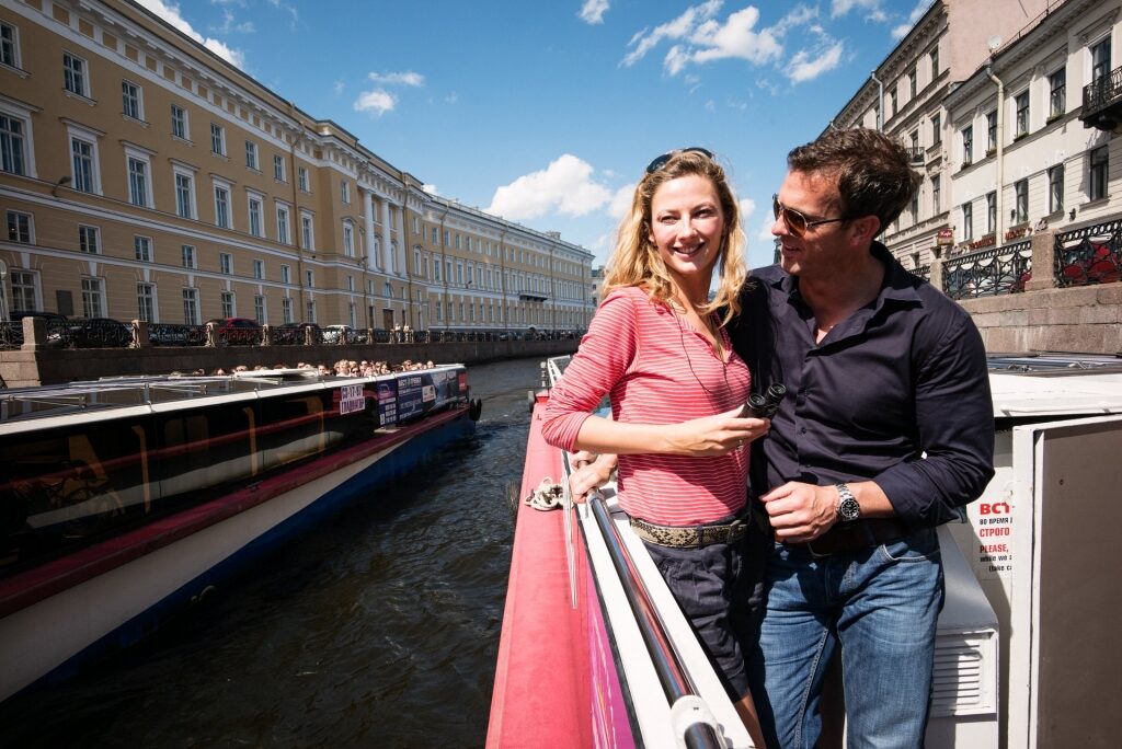 River cruise, one of the best things to do in St. Petersburg Russia