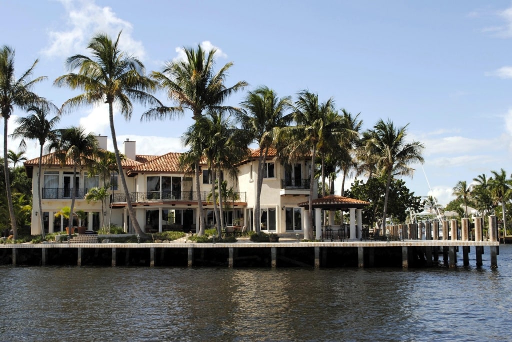 Popular Millionaire’s Row from a boat