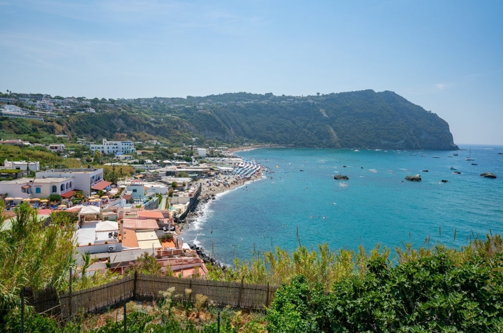 Spiaggia di Citara, Ischia, one of the best beaches in Naples, Italy