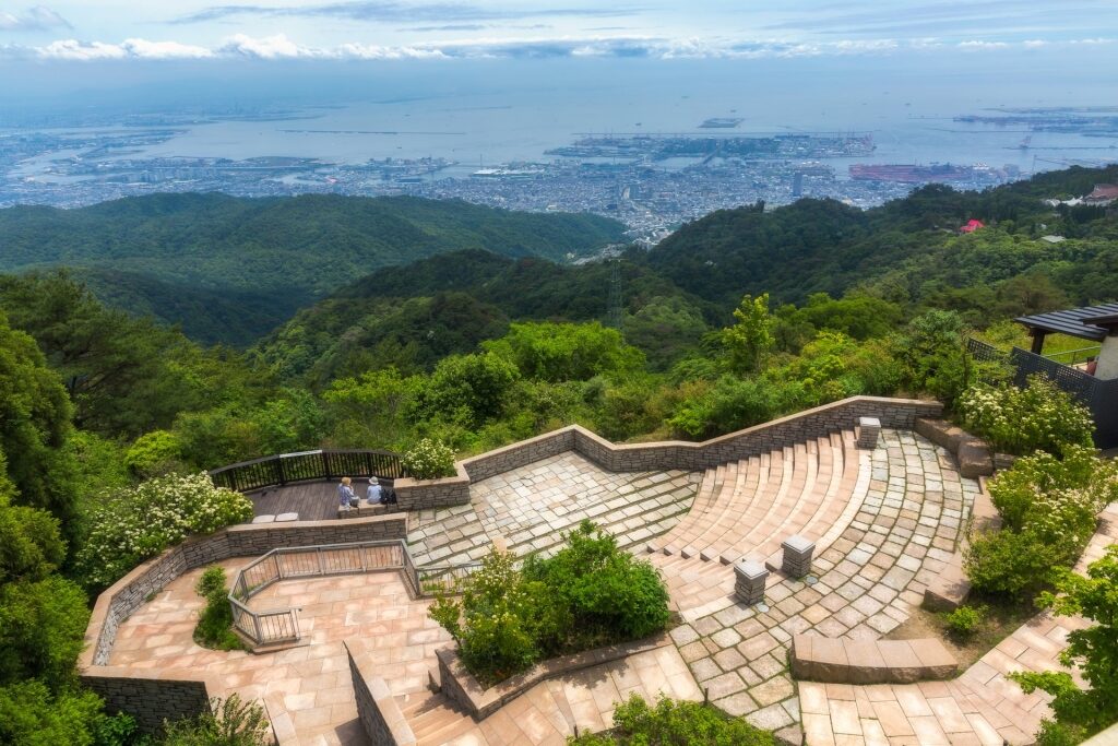 Scenic view from Mount Rokko