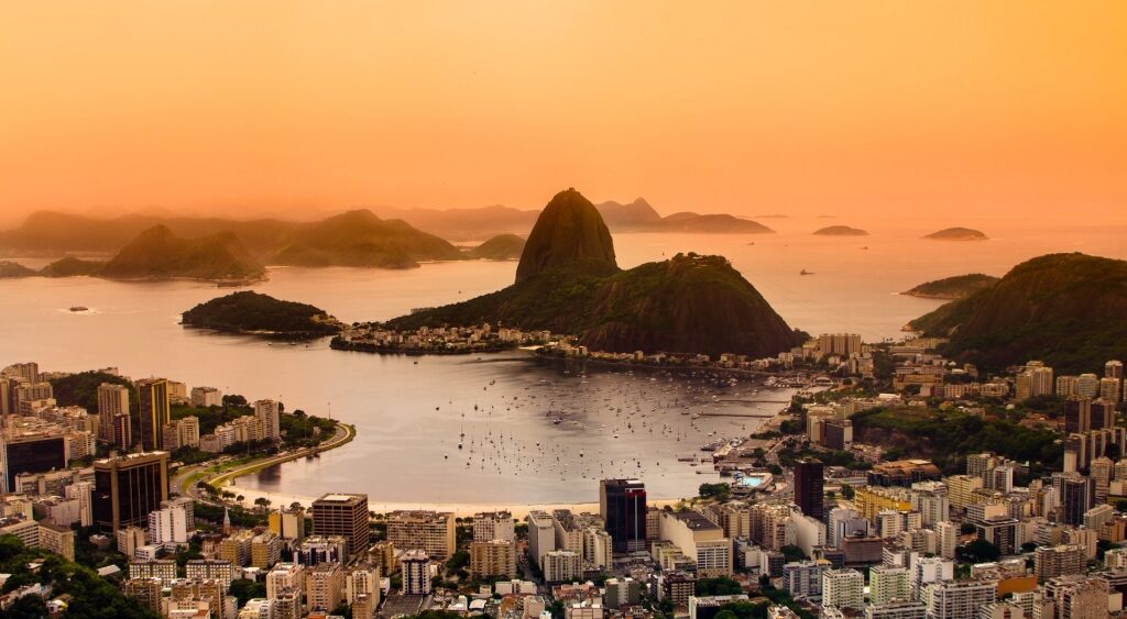 Beautiful skyline of Rio de Janeiro