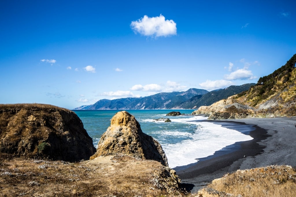 Black Sands Beach, Sausalito on a sunny day