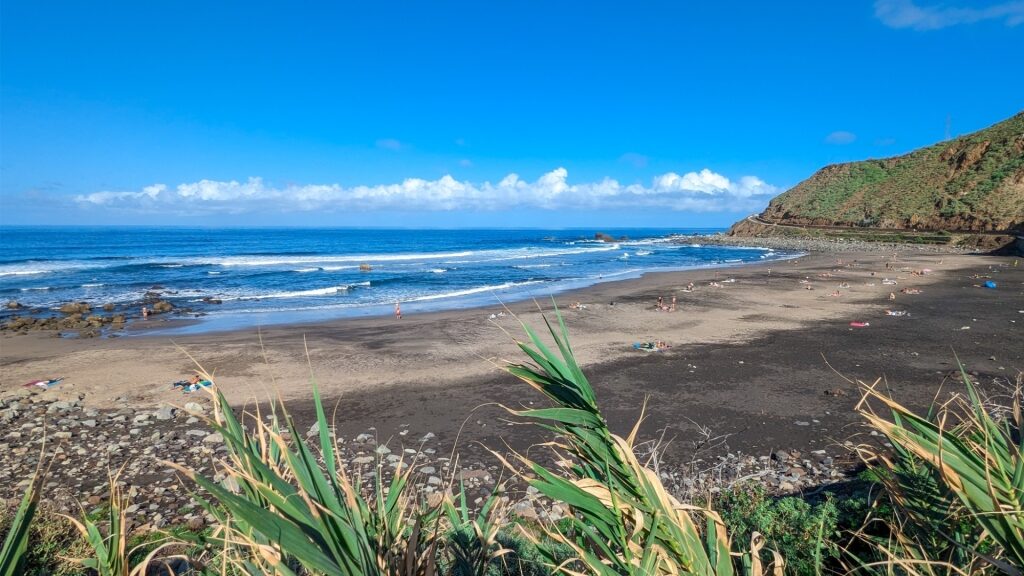 Black sands of Playa de Benijo in Tenerife, Canary Islands