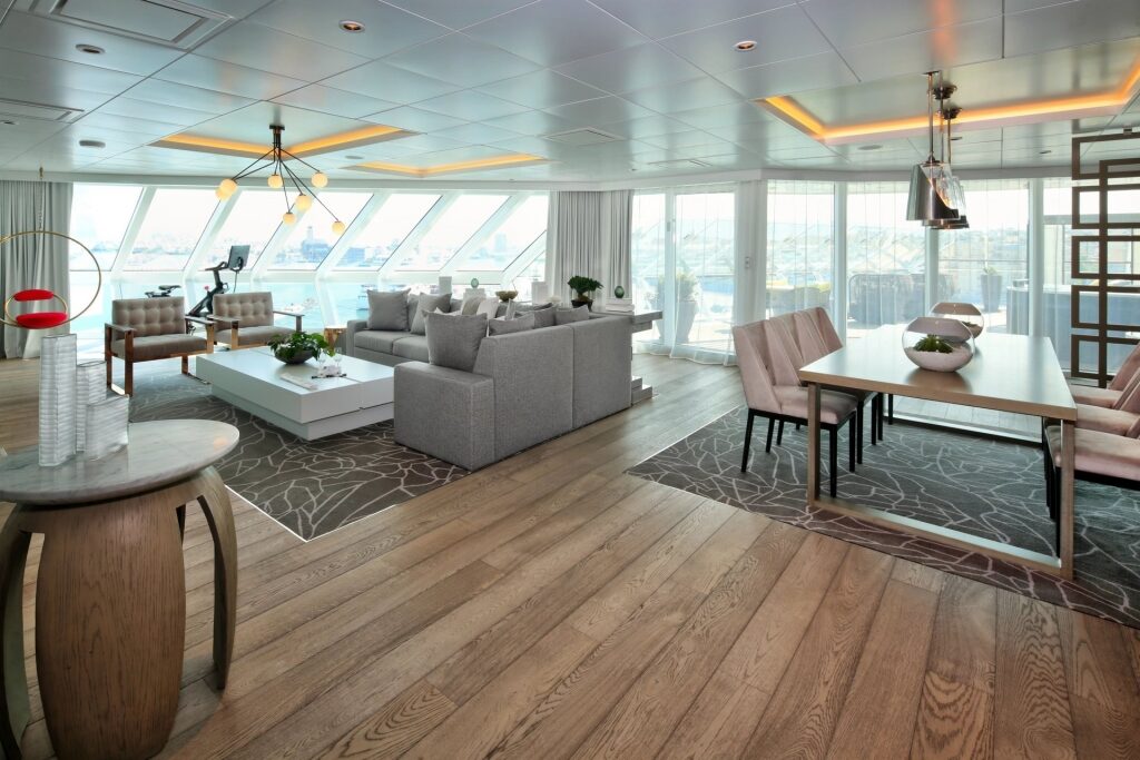 Spacious suite on Celebrity Cruises