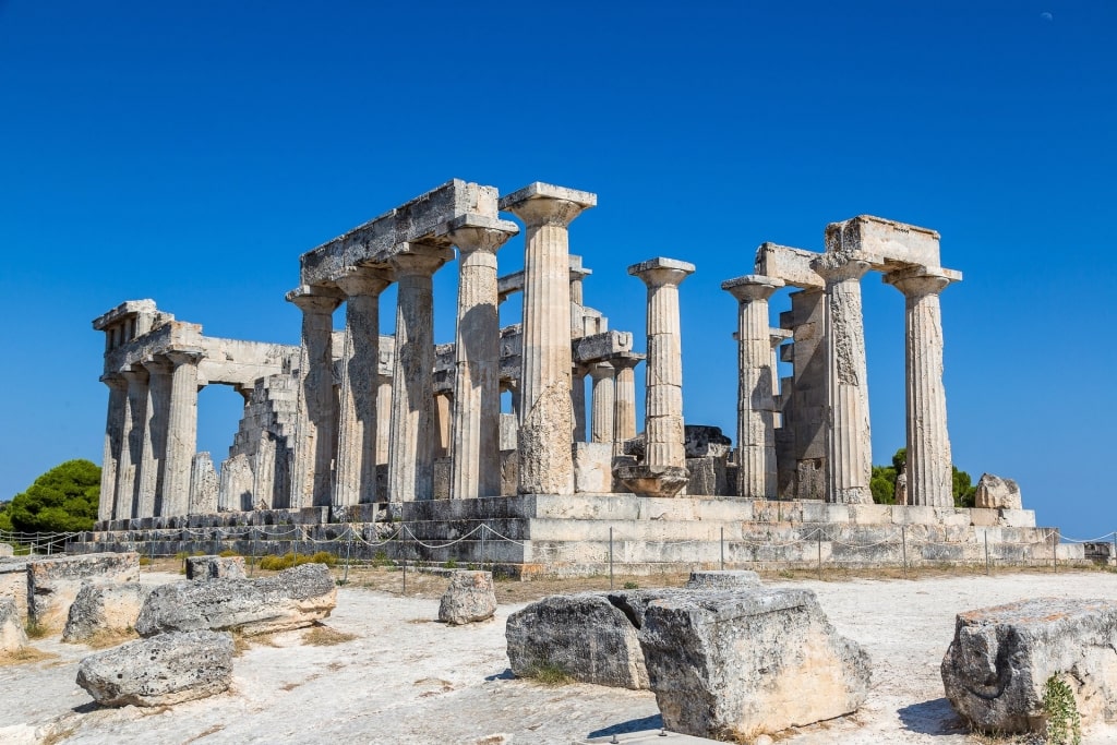 Historic site of the Temple of Aphaia