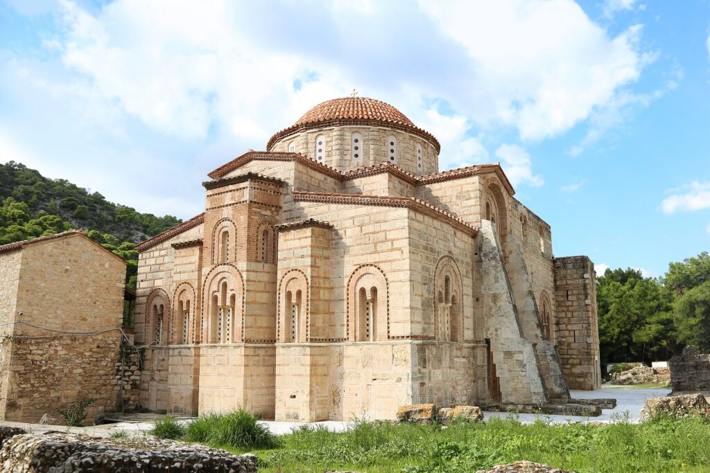 The Monastery of Daphni, one of the best day trips from Athens