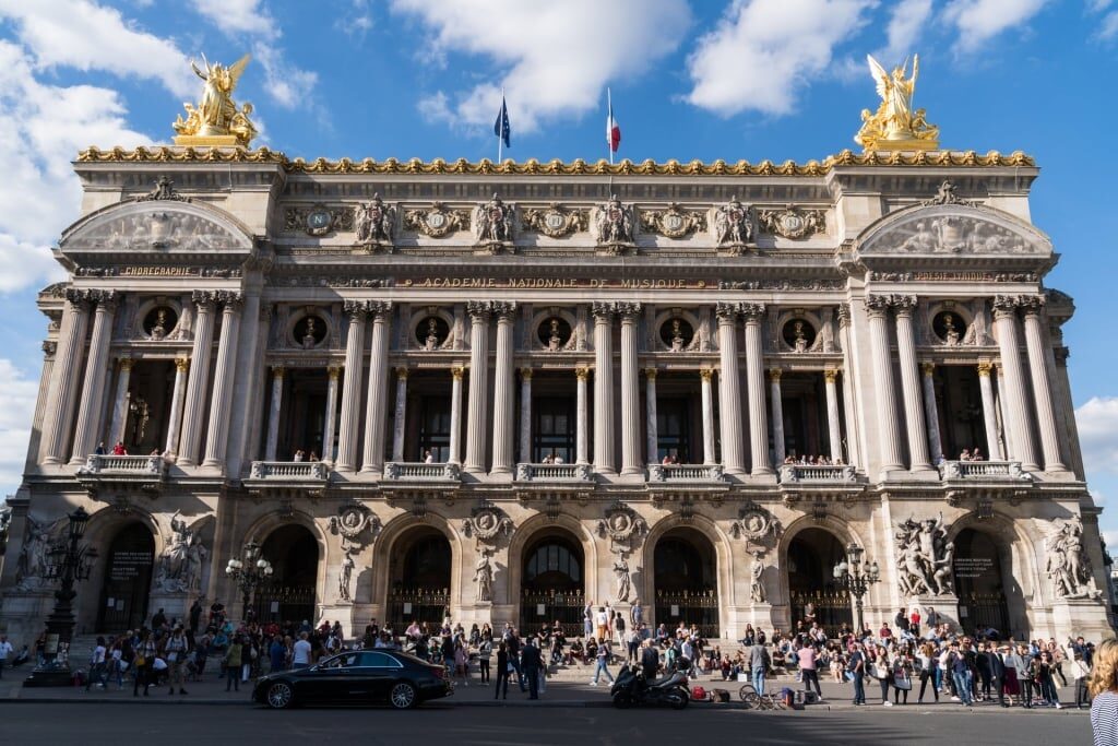 Opera Garnier, one of the famous landmarks in Paris