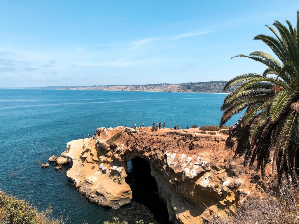 Beautiful rock formation of Goldfish Point