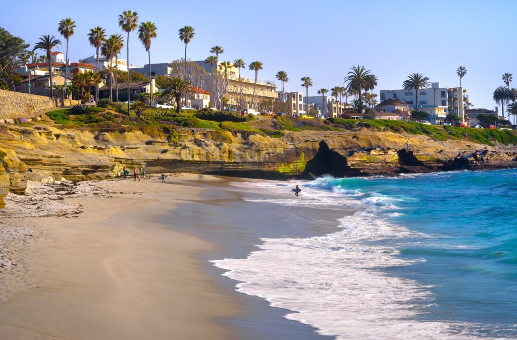 Picturesque coast of La Jolla