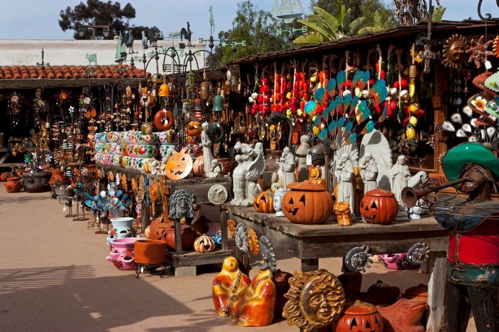 Unique items for sale at the Old Town State Park