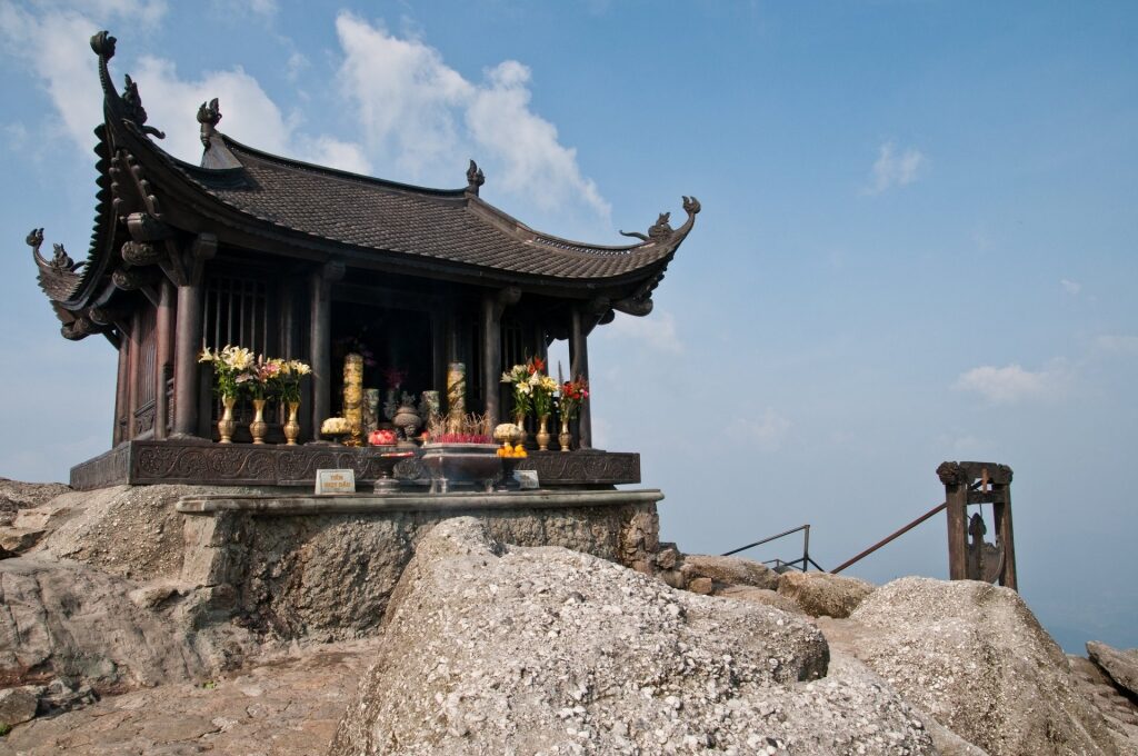 Historical site of Yen Tu Temple