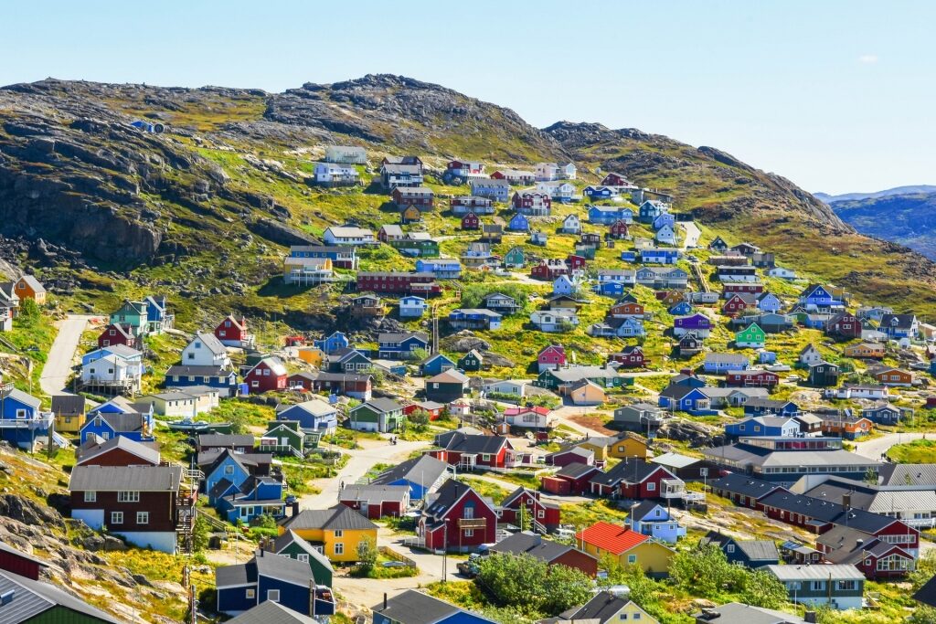 Colorful houses in Qaqortoq