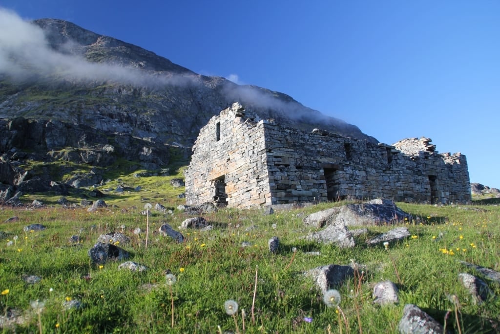 Beautiful ruins of Hvalsey Church