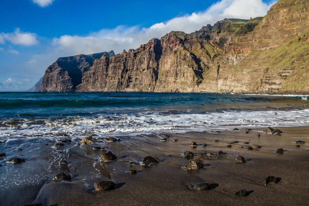 Los Gigantes, one of the most beautiful Tenerife beaches