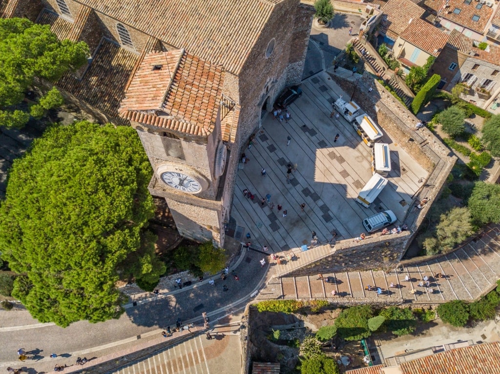 Birds eye view of the Notre-Dame d’Espérance