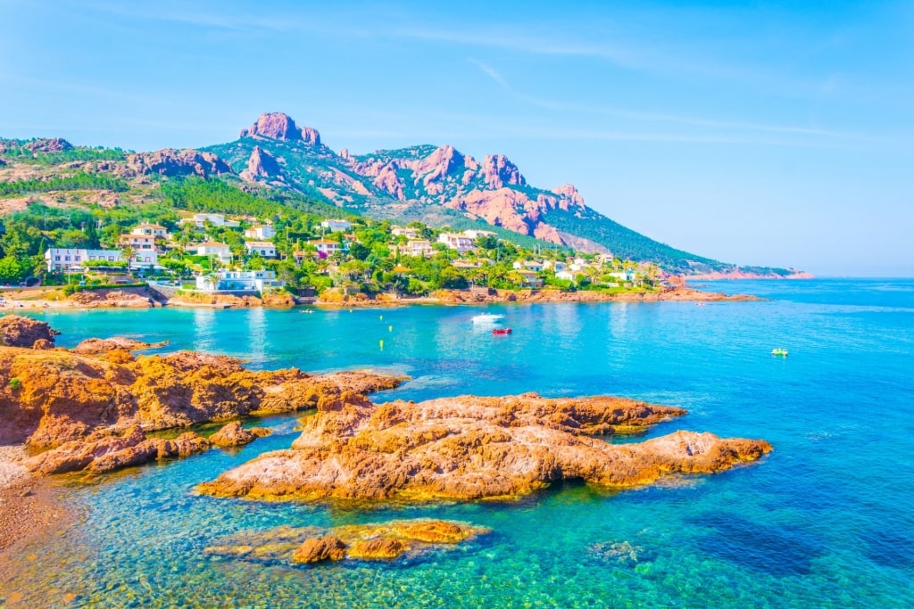 Picturesque landscape of Corniche d’Esterel