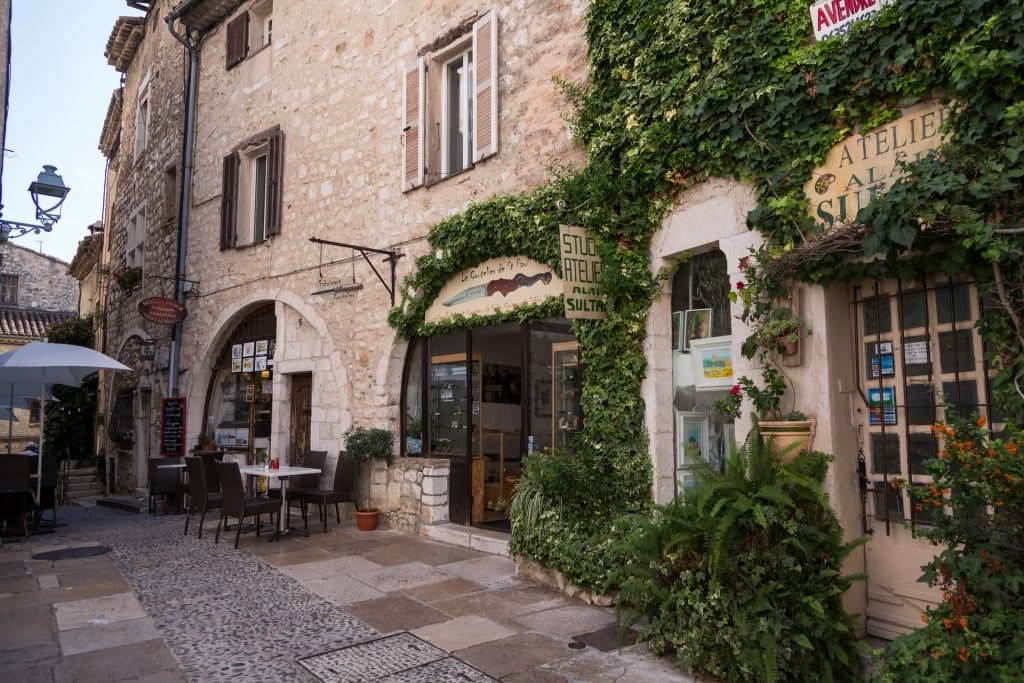 Street view of St. Paul de Vence