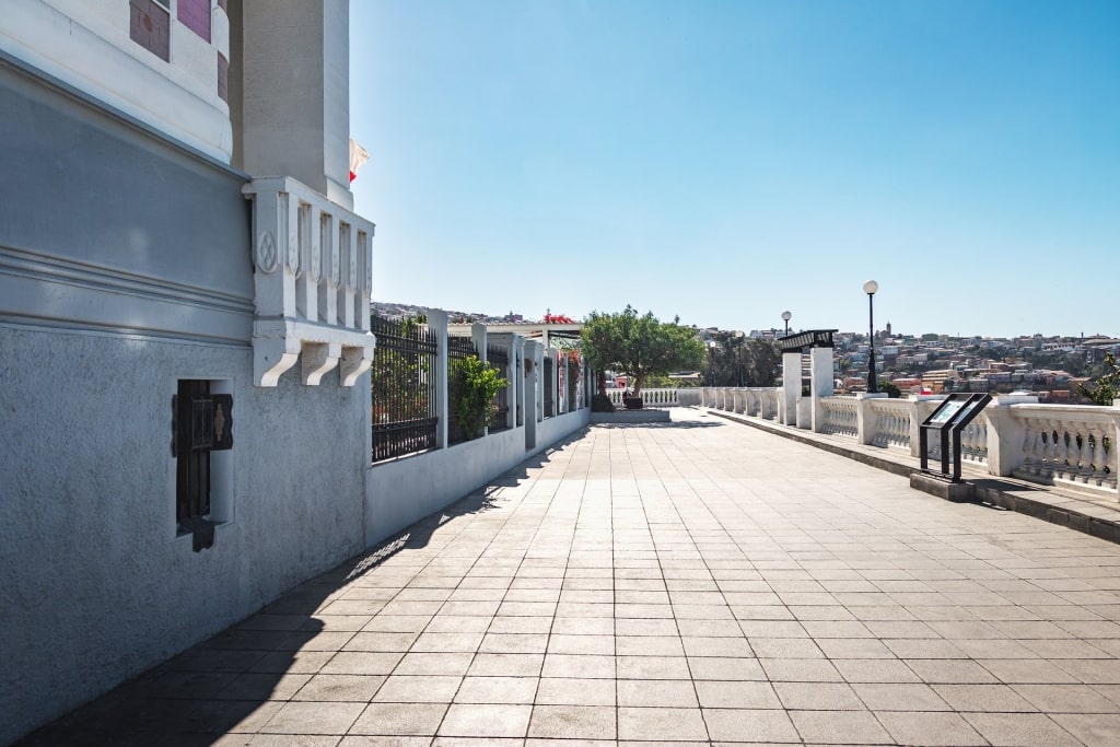 Wide walkway at the Cerro Concepcion