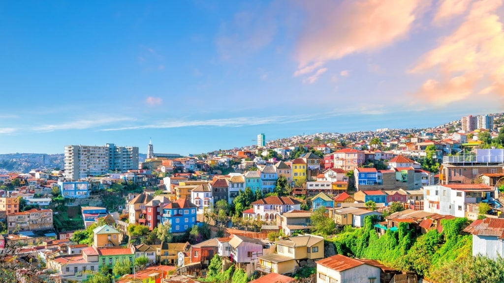 Colorful houses in Valparaiso, one of the best South America honeymoon destinations