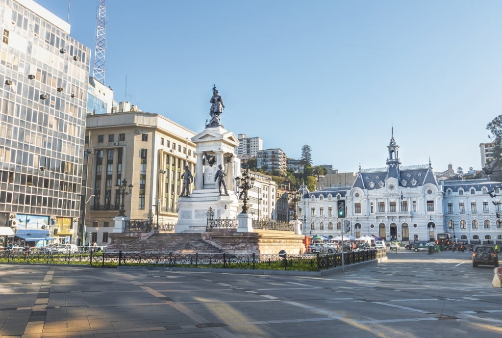 Historic site of Plaza Sotomayor