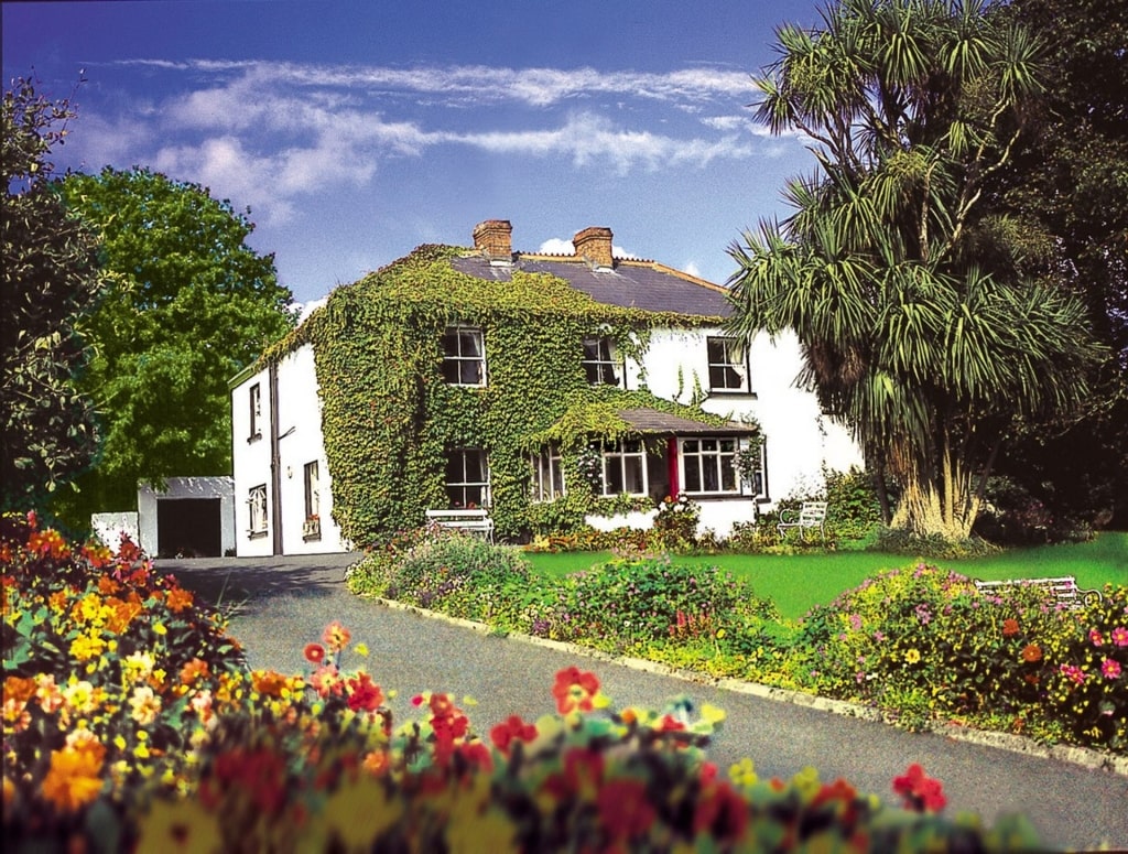 Lush landscape of Ballyknocken House, Farm, and Cookery School