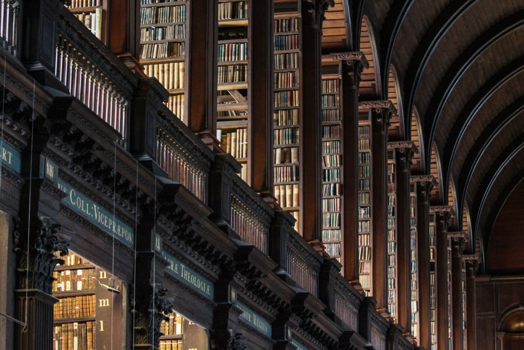 Historic Book of Kells in Dublin