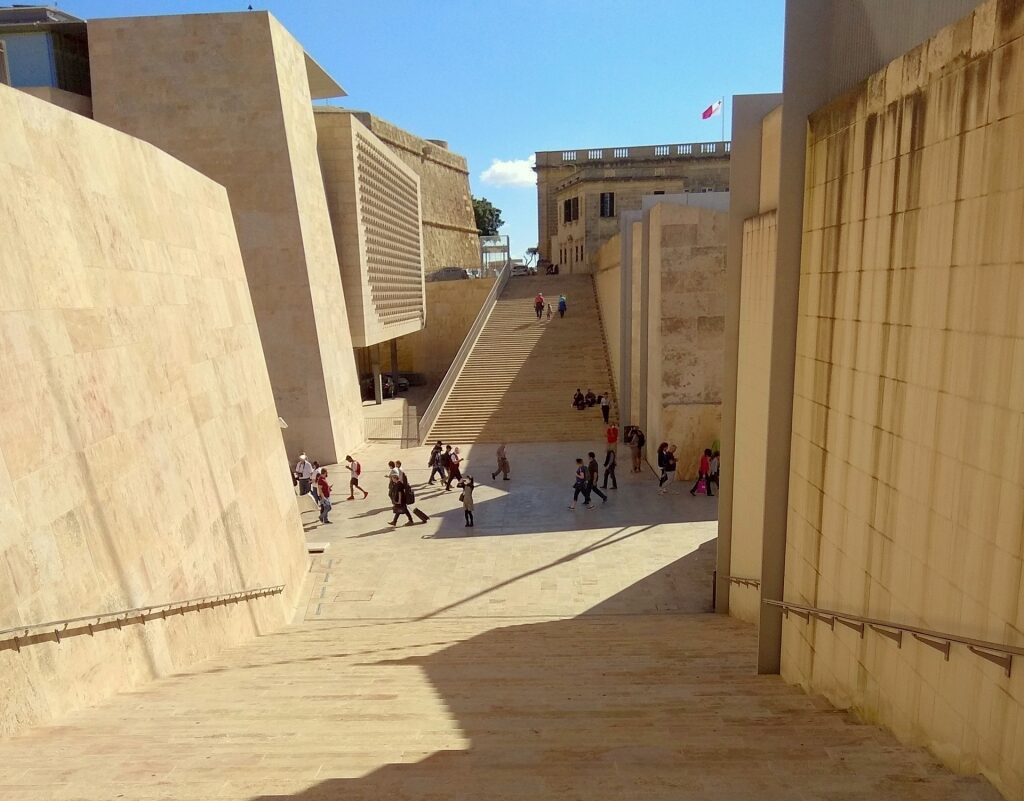 Historic City Gate in Valletta Malta