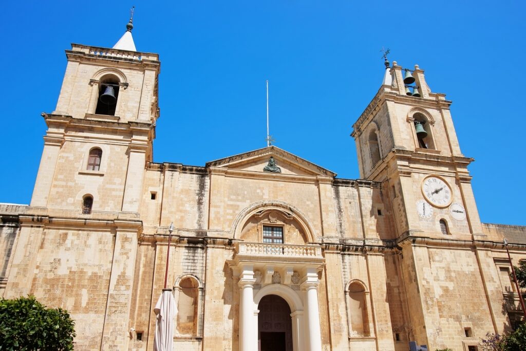 Beautiful facade of St. John’s Co-Cathedral