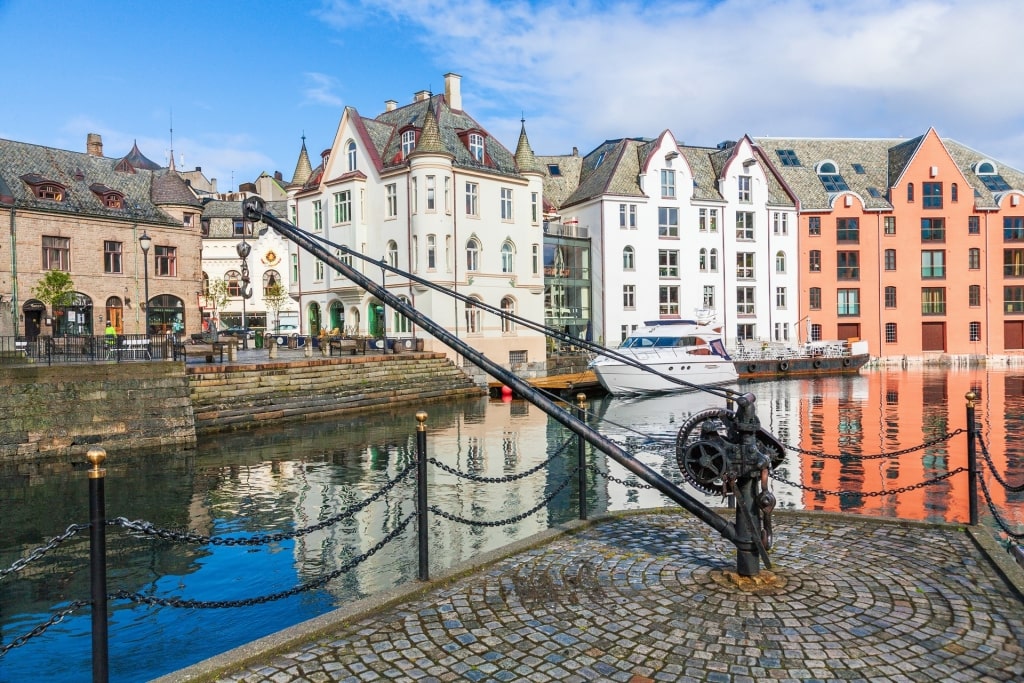 ANNO restaurant located in the waterfront of Alesund