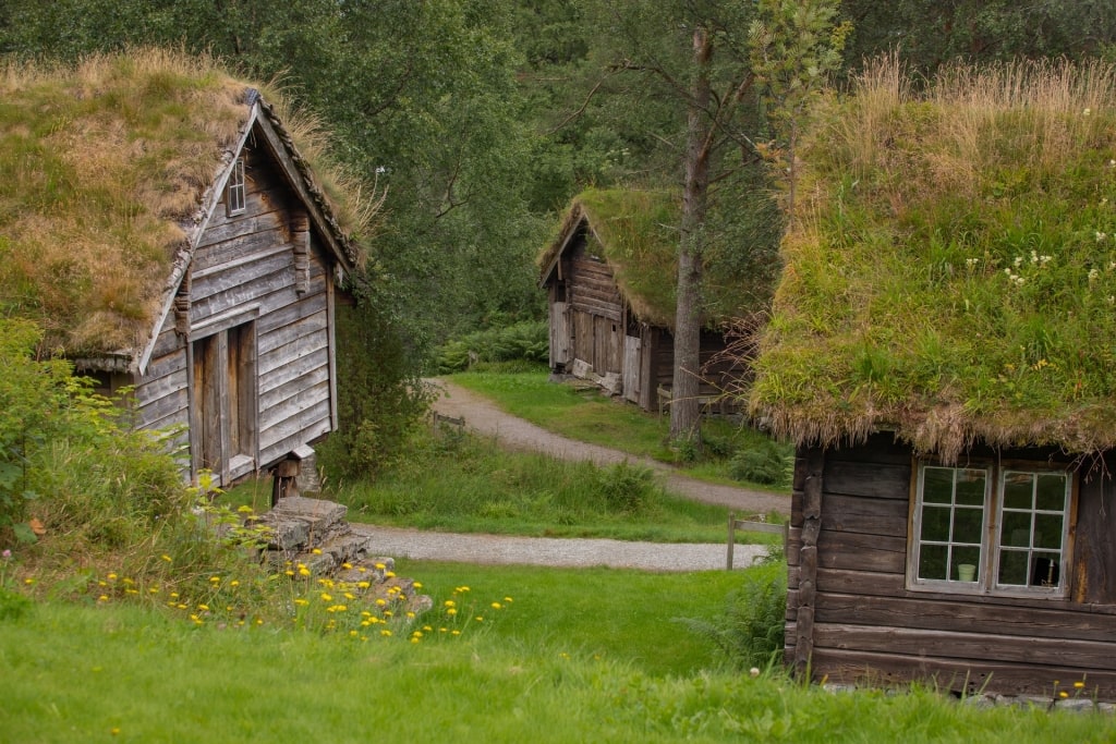 Lush landscape of Sunnmøre Museum