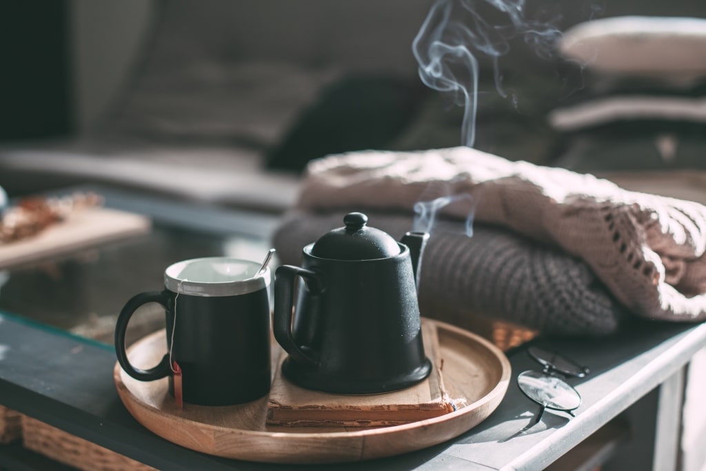 Tea on a table