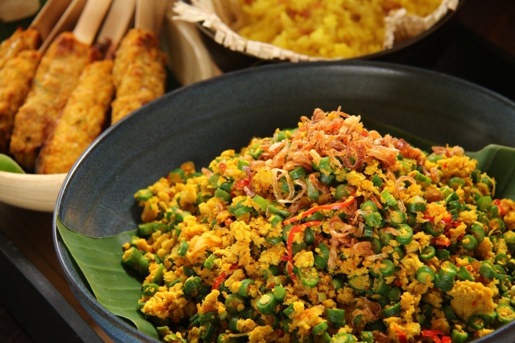 Savory Lawar food on a plate