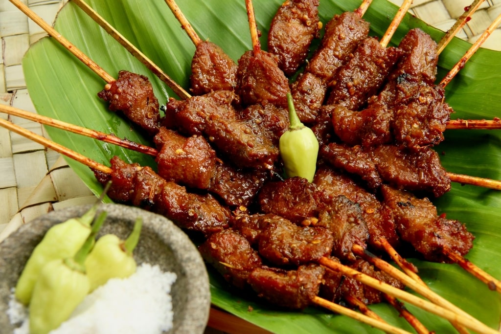 Satay, popular Bali food