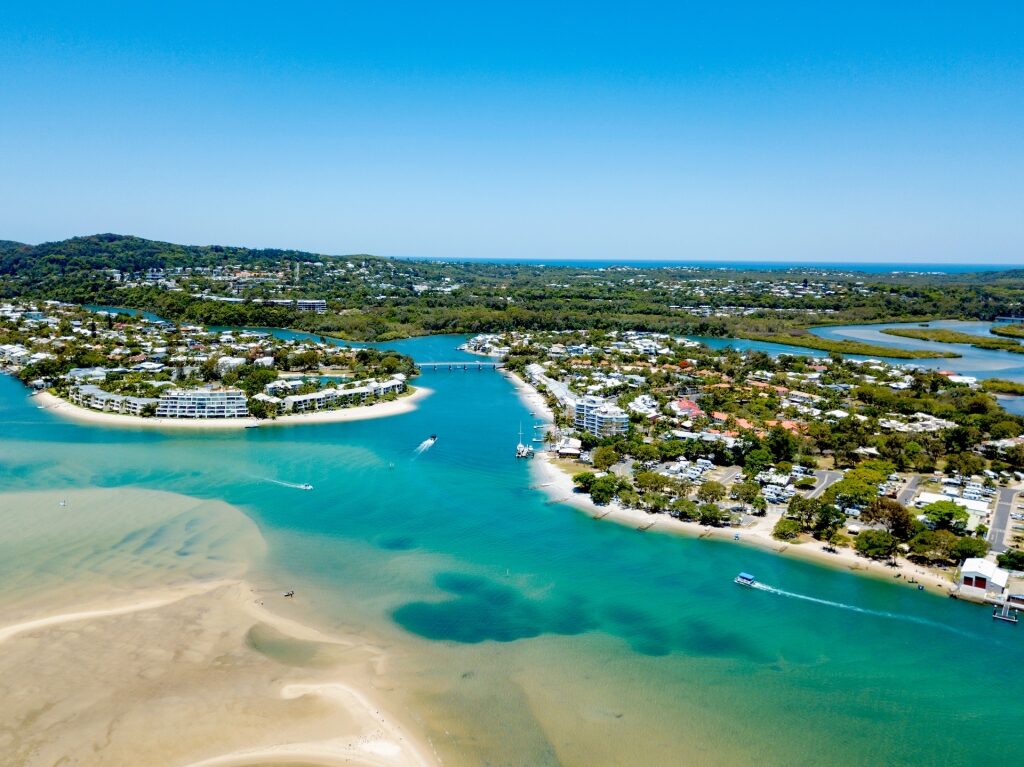 Aerial view of Noosa Heads