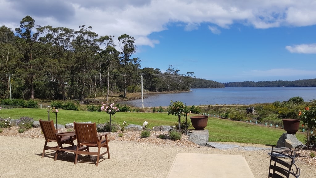 Vast landscape of Port Arthur Lavender farm