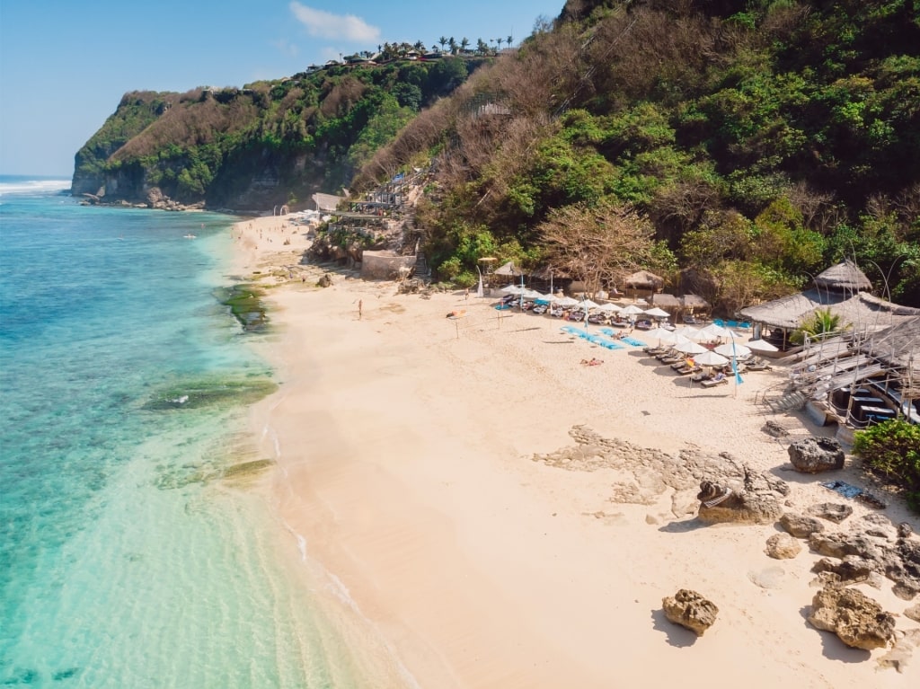 Soft sands of Melasti Beach