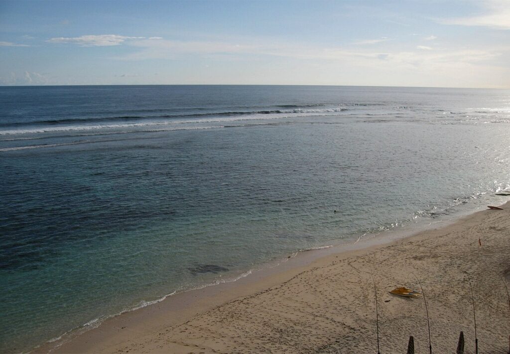 Quiet Nyang Nyang Beach in Bali