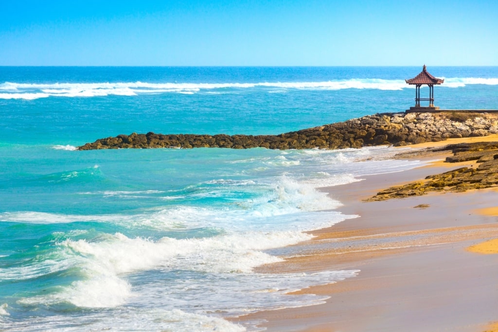 Calm waters of Pandawa Beach