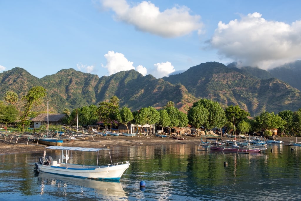 Lush landscape of Pemuteran Beach