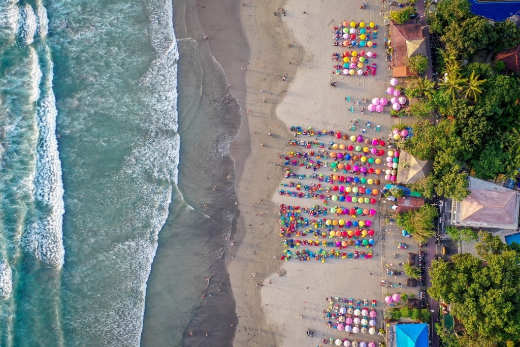 Seminyak Beach, one of the best beaches in Bali