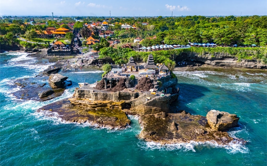 Tanah Lot Beach, one of the best beaches in Bali