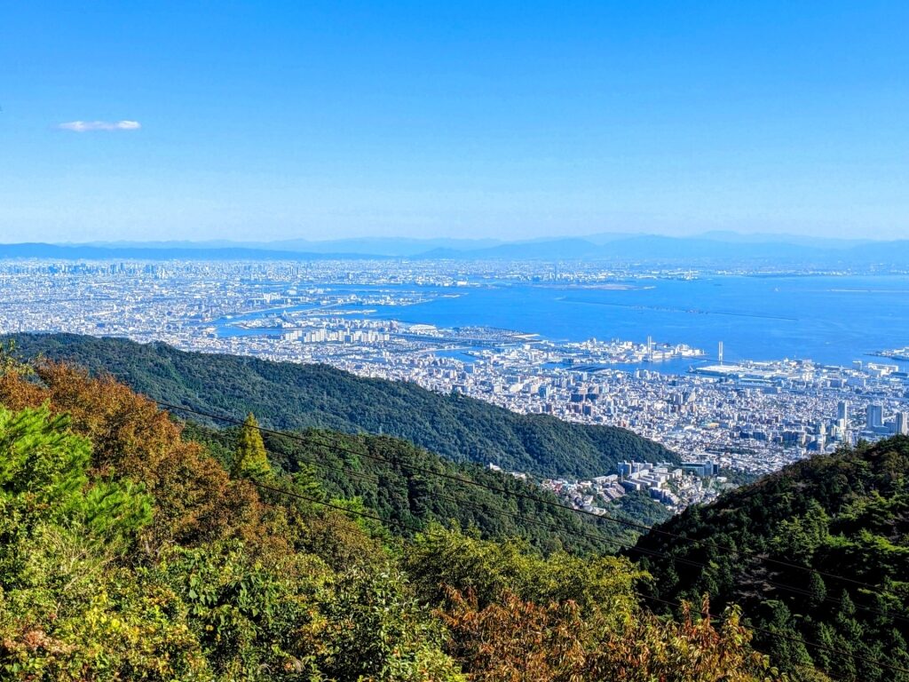 Beautiful view from Rokko Garden Terrace