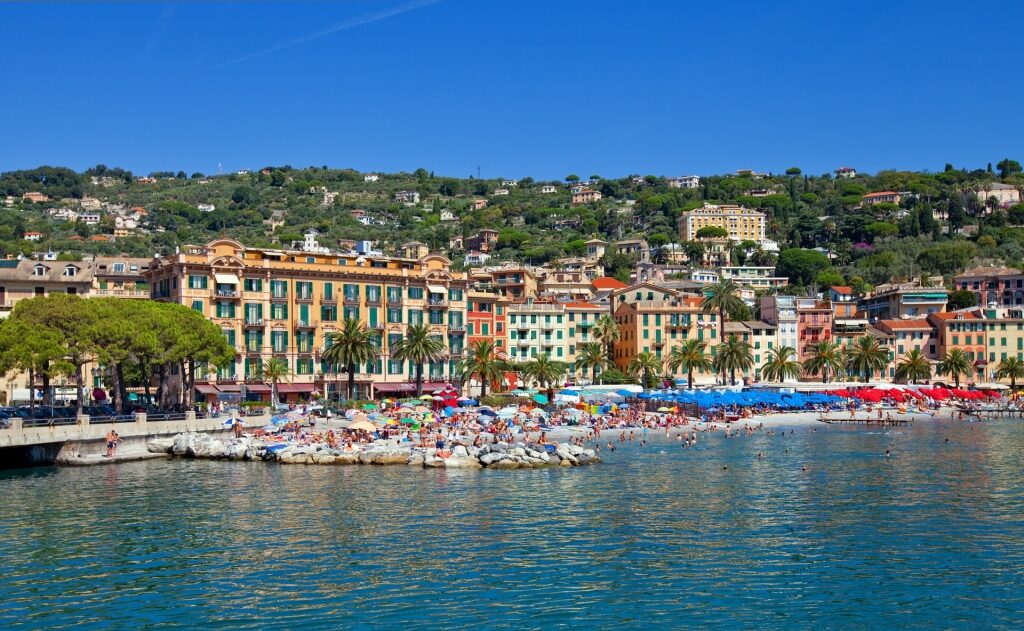 View of Santa Margherita from the water