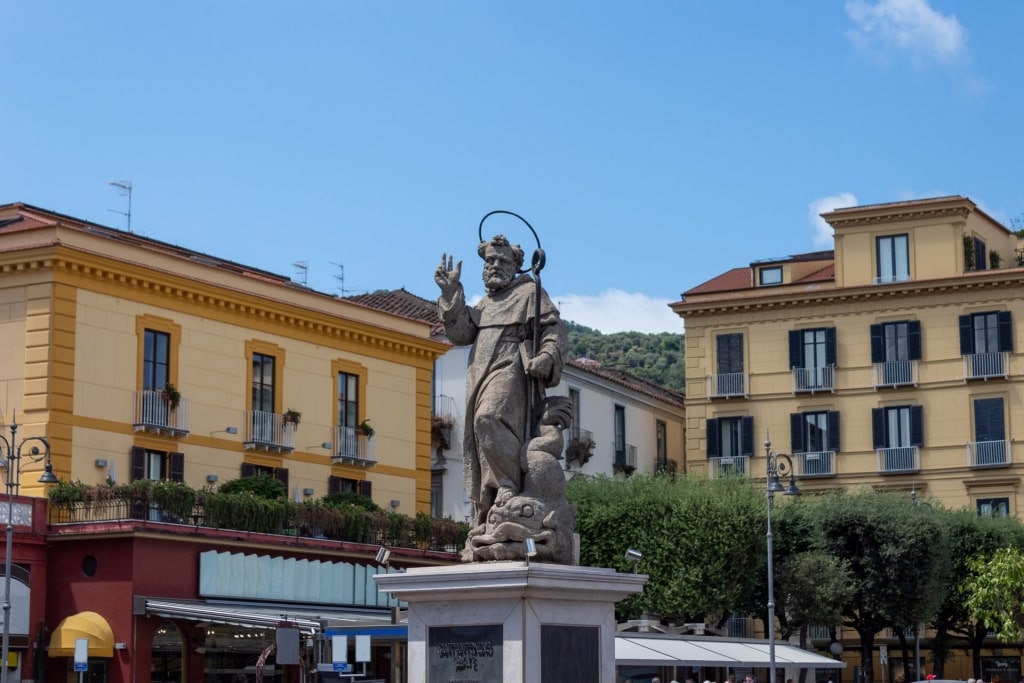 Street view of Piazza Tasso