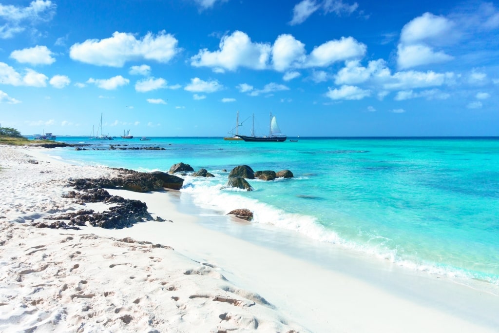 Fine sands of Arashi Beach